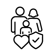 Life and annuity insurance icon